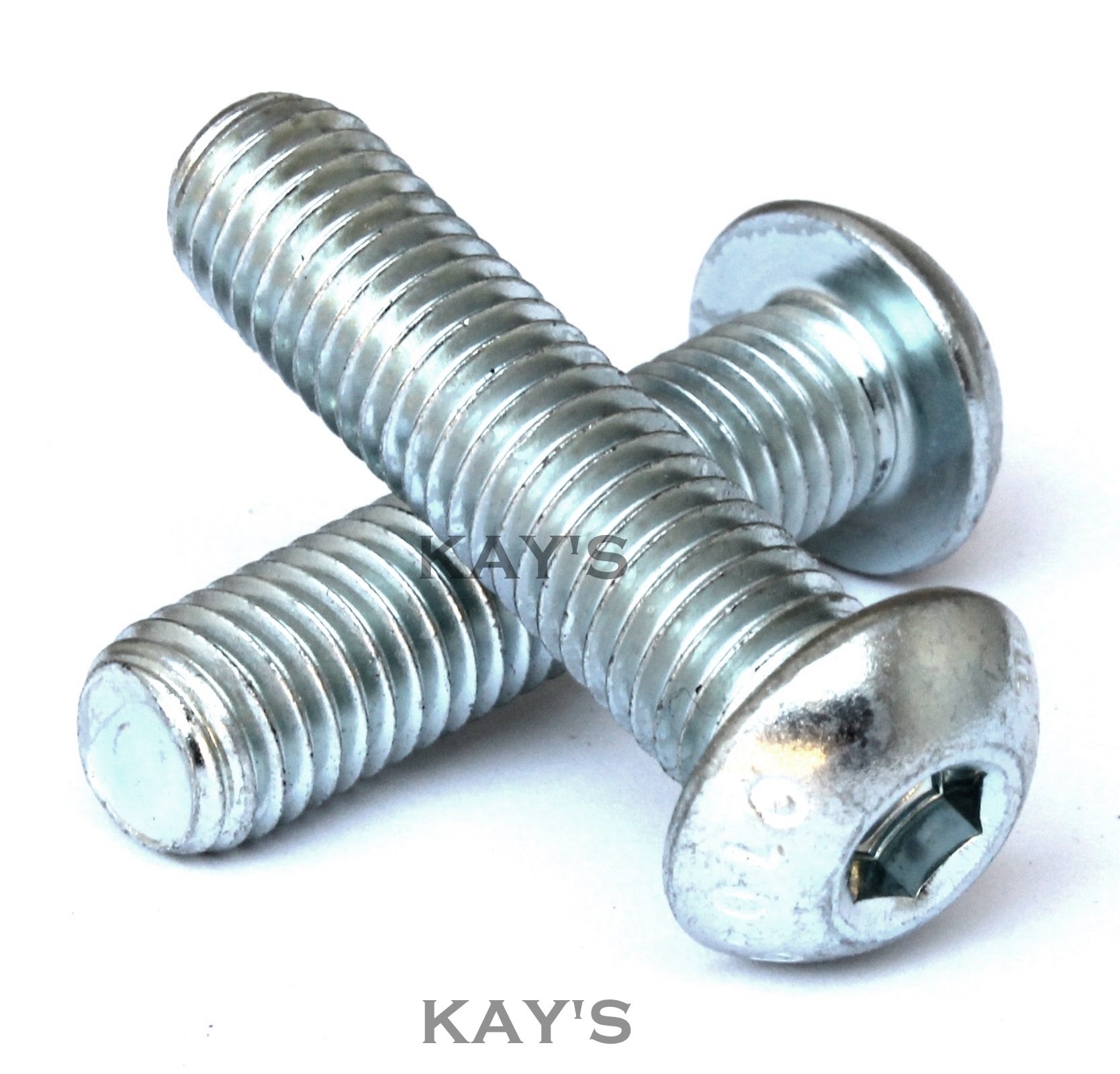 SOCKET BUTTON ISO 7380 HIGH TENSILE ZINC PLATED